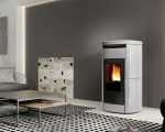 "stufa a pellet kira bianco"