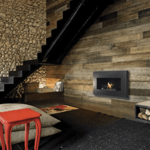 "Raffaello camino a bioetanolo da parete"