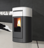 stufa pellet vyda bianco