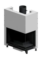 Ruegg- Angolare Destro RII 50x80x42 Completo di Mantello convettivo