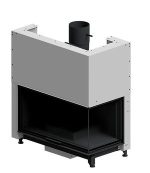 Ruegg- Angolare Sinistro RII 50x100x50 Completo di Mantello convettivo