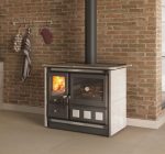 CUCINA A LEGNA NORDICA Rosa XXL VST - Maiolica - immagine 2